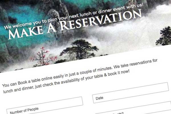 Make reservations online!